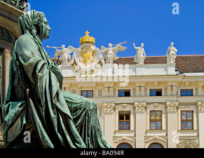 Vienne, Autriche. Hofburg - cour intérieure. Monument à François I Banque D'Images