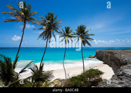 Bas Bay sur la côte sud-est, de la Barbade, Petites Antilles, Antilles, Caraïbes Banque D'Images