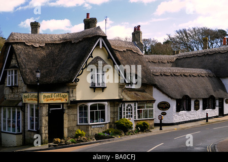Vieille ville de Shanklin, sur l'île de Wight Royaume-Uni Banque D'Images