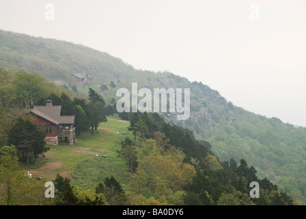 Parc d'état de Mount Magazine en Arkansas. Banque D'Images