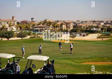 Katameya Heights Golf Course, le Nouveau Caire, Egypte Banque D'Images