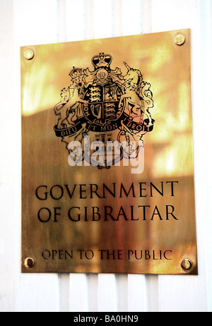 Bureaux du gouvernement de Gibraltar à Londres Banque D'Images