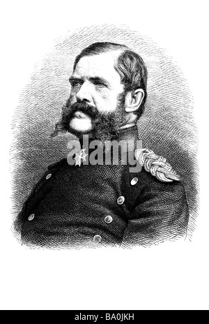 Eugen Anton Theophil von Podbielski (Octobre 17, 1814 - Octobre 31, 1879) Banque D'Images