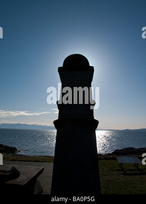 Cimetière chinois de Harling Point à Victoria en Colombie-Britannique, un lieu historique national au Canada Banque D'Images