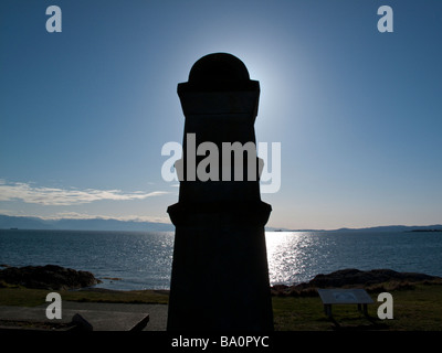 Cimetière chinois de Harling Point à Victoria en Colombie-Britannique, un lieu historique national au Canada Banque D'Images