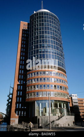 19 mars 2009 - Columbus House de l'Hanseatic Trade Center à Hambourg, Hafencity. Banque D'Images