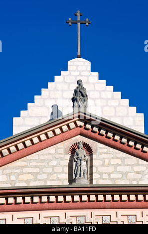 La Mission Santa Barbara, vue détaillée Banque D'Images