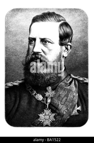 Frederick III (Allemand Friedrich III., Deutscher Kaiser und König von Preußen, 18 octobre 1831 - 15 juin 1888) Banque D'Images