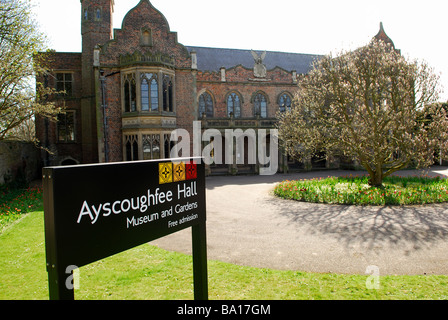 Ayscoughfee Hall Museum et jardins Spalding Lincolnshire. Banque D'Images