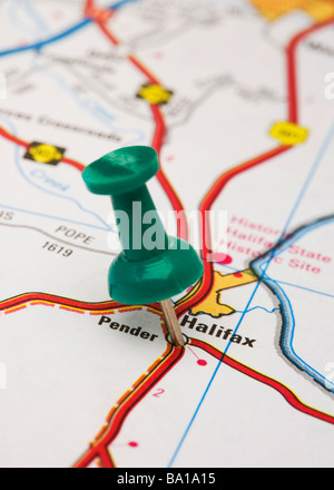 Épingle sur route Banque D'Images