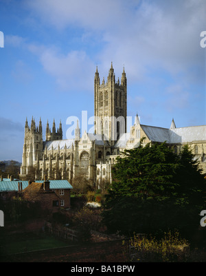 La Cathédrale de Canterbury l'extérieur du sud Banque D'Images