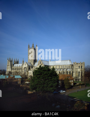 La Cathédrale de Canterbury l'extérieur du sud Banque D'Images