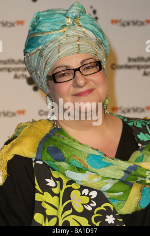 Londres 26 mars Pic montre Camilla Batmanghelidjh participant à la soirée de gala pour la brasserie l'ICA London 26 mars 2009 Banque D'Images