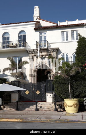 USA Floride Miami South Beach Ocean Drive La Maison Versace Casa Casuarina Banque D'Images