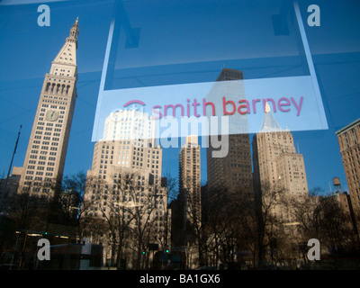 Une succursale Citibank Citi Smith Barney avec un Banque D'Images