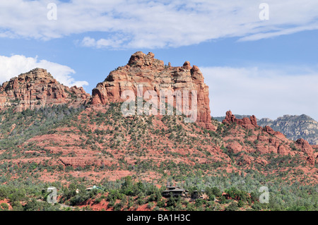 Roches Rouges de Sedona Banque D'Images