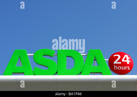 Supermarché ASDA sign Banque D'Images