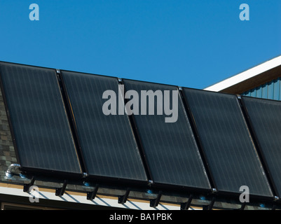 Panneaux solaires à Boulder au Colorado Banque D'Images