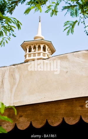 Ali bin Abi Taleb, dans la zone historique de Bastakia Dubai Banque D'Images