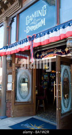 Emporium Jeux machines à Deadwood dans le Dakota du Sud USA Banque D'Images