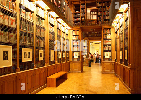 Bibliothèque de l'OPÉRA GARNIER PARIS Banque D'Images