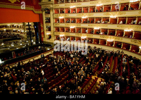 L'opéra La Scala de Milan Italie Banque D'Images