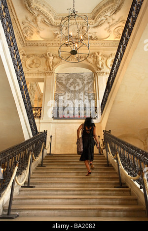 L'ESCALIER PRINCIPAL DU MUSÉE PICASSO PARIS Banque D'Images