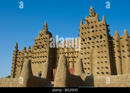 La Grande Mosquée de Djenné au Mali Site du patrimoine mondial de l'UNESCO Banque D'Images