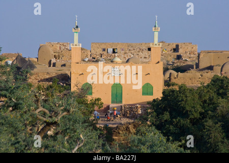 Mosquée de Sanga dans le pays Dogon au Mali Banque D'Images