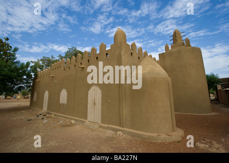 Mosquée de Sanga dans le pays Dogon au Mali Banque D'Images