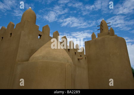 Mosquée de Sanga dans le pays Dogon au Mali Banque D'Images