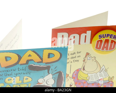 Cartes jour père Banque D'Images