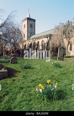 Whitburn église paroissiale, Angleterre du Nord-Est, Royaume-Uni Banque D'Images