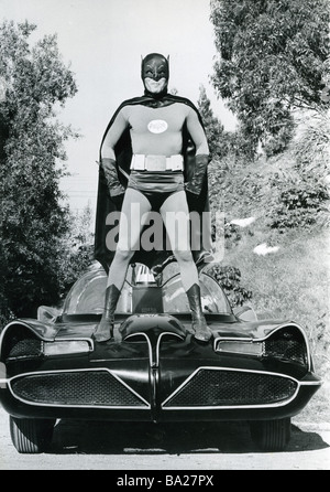 Nous Batman des années 60 séries télé avec Adam West comme Batman Banque D'Images