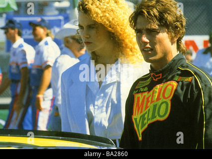 DAYS OF THUNDER 1990 Paramount film avec Tom Cruise et Nicole Kidman Banque D'Images