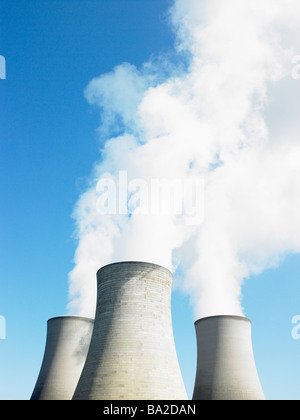 La fumée d'usine industrielle Banque D'Images