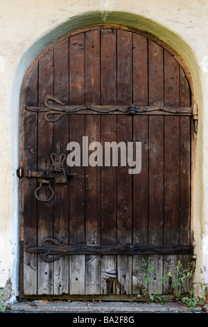 Ancienne porte médiévale. Banque D'Images