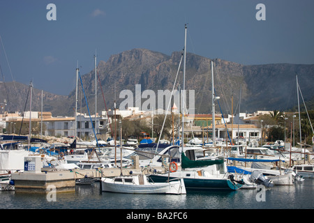 Marina à Colonia de San Pedro Majorque Espagne Banque D'Images