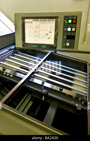 Machine de reliure impression Banque D'Images