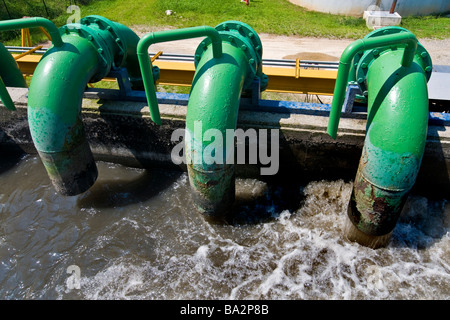 Dissabiatura disolitura la purification de l'eau et de l'équipement exploité par Florence Varese Sogiva environnement spa Banque D'Images