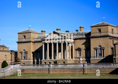 Holkham Hall Maison seigneuriale de Lord Leicester Holkham village North Norfolk Coast England UK Banque D'Images