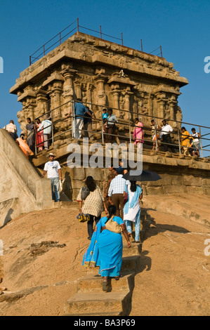 Le vieux phare Mahabalipuram Tamil Nadu Inde Banque D'Images