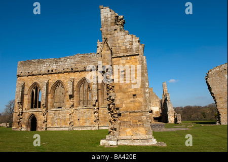 Tombeau antique et bâtiments de l'abbaye des Prémontrés de Saint Jean le Baptiste au Egglestone. Barnard Castle - Durham Co. Banque D'Images