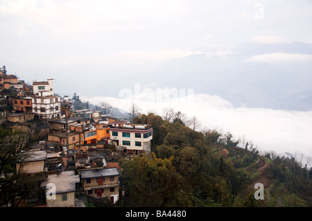 Chine Yunnan Yuanyang Xinjie vieux Comté Banque D'Images