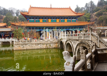 Chine Yunnan Kunming Yuantong Temple Banque D'Images