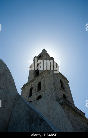 CUBA La Havane Tour de la Basilique de Saint François d'Asisi San Francisco de Asis Mars 2009 Banque D'Images