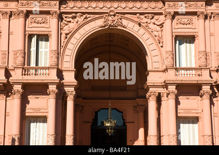 Government House à Plaza de Mayo, Buenos Aires, Argentine. Banque D'Images