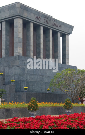 Le mausolée de Ho Chi Minh à Hanoi Vietnam Banque D'Images