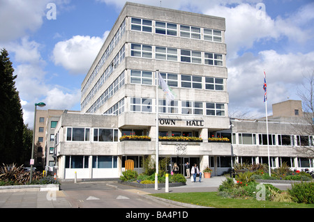 Town Hall Crawley, The Boulevard, Crawley, West Sussex, Angleterre,Royaume-Uni Banque D'Images