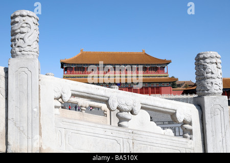 Le Ti Ren Pavilion, La Cité Interdite, Beijing, Chine. Banque D'Images